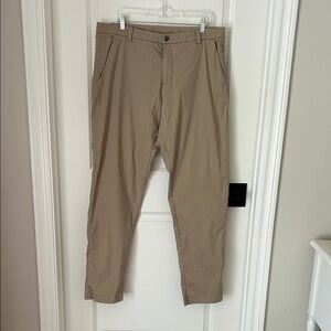 lululemon athletica Men's 36 Beige Commission Straight Leg Pants